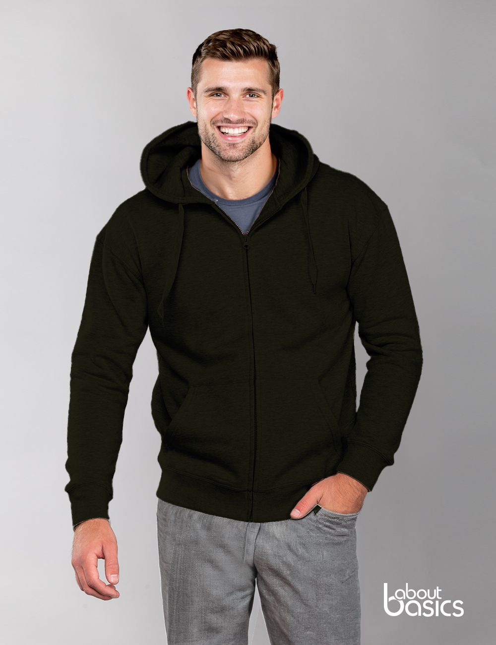 1800114 Dirt - 00150C Unisex Ζακέτα Φούτερ - Image 1